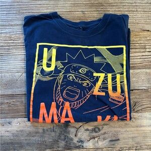 Naruto Shippuden Collection Graphic Tee - Blue and Yellow